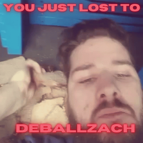 Man With Beard Laying on Bed You Just Lost to Deballzach
