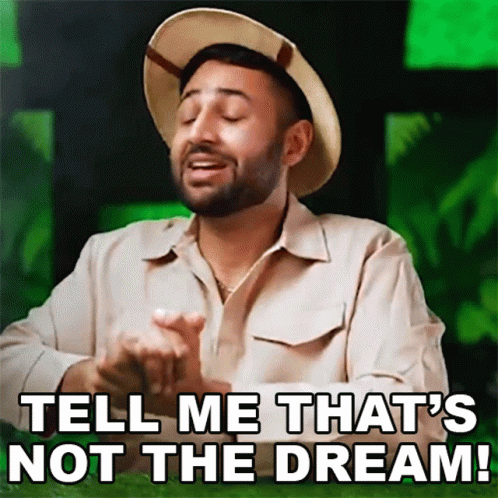 Man With Beard Living The Dream GIF