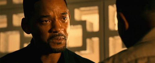 Man With Beard Looks At Another GIF