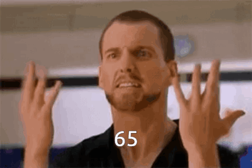 Man With Beard Making Funny Face 65 GIF