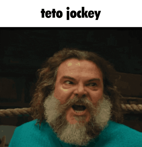 Man With Beard Making Funny Face Teto Jockey GIF