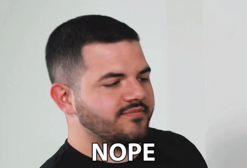 Man With Beard Making Funny Face With Nope