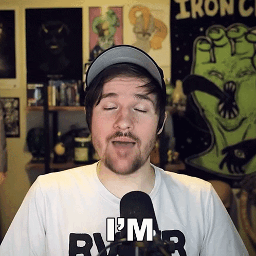 Man With Beard Making Shocked Face