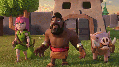 Man with Beard Next to Pig and Woman