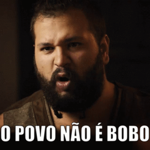 Man With Beard o povo nao e bobo