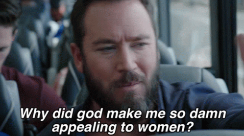 Man With Beard on Bus Says Why Did God Make Me So Damn Appealing to Women
