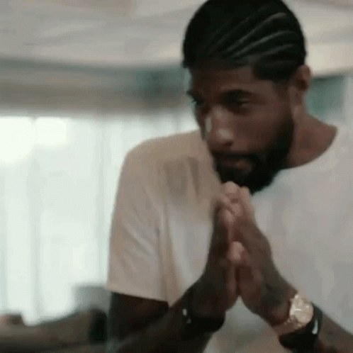 Man with Beard Praying