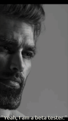 Man With Beard Saying Beta Tester GIF