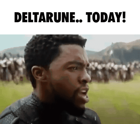 Man with Beard Saying Deltarune Today