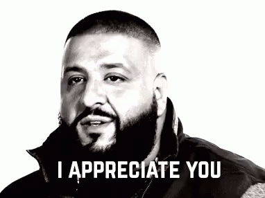 Man with Beard Saying I Appreciate You