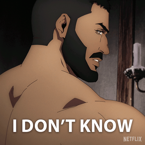 Man With Beard Saying I Don't Know GIF
