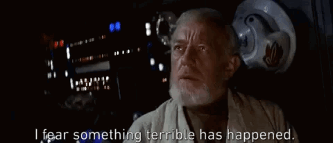 Man with Beard Saying I Fear Something Terrible