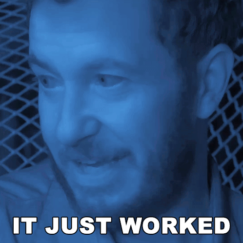 Man With Beard Saying It Just Worked