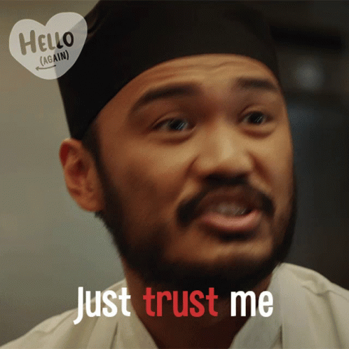 Man With Beard Saying Just Trust Me GIF