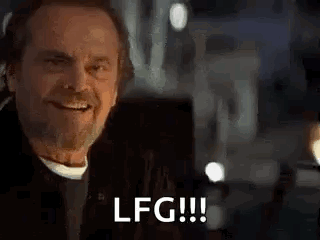 Man with Beard Saying LFG