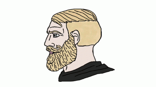 Man With Beard Saying No