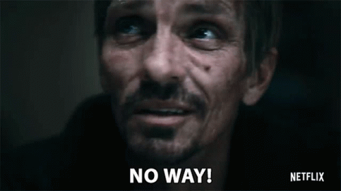 Man With Beard Saying No Way