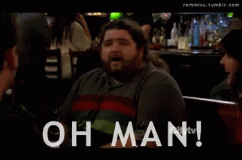 Man With Beard Saying Oh Man