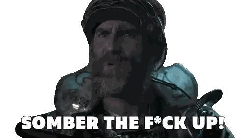 Man With Beard Saying Shut Up