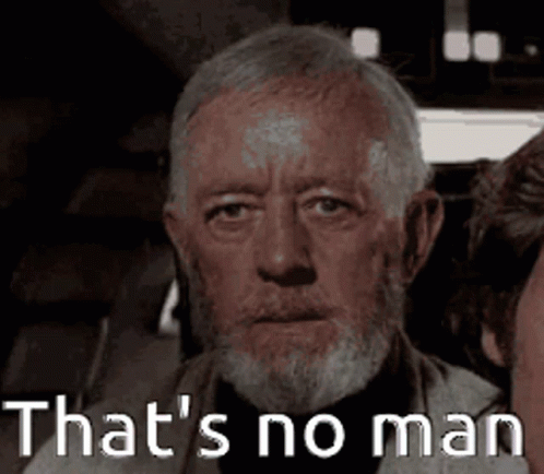 Man With Beard Saying That's No Man