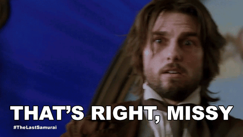 Man with Beard Saying That's Right Missy