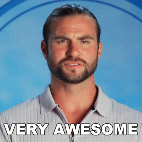 Man With Beard Saying Very Awesome GIF