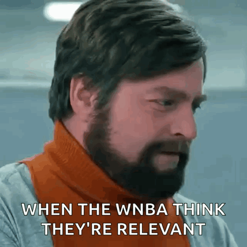 Man With Beard Saying WNBA Relevance GIF