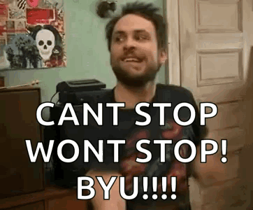 Man With Beard Says Cant Stop Wont Stop BYU
