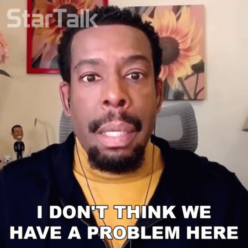 Man With Beard Says I Don't Think We Have A Problem Here GIF