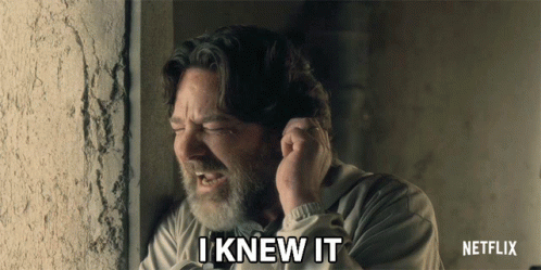 Man With Beard Says I Knew It GIF