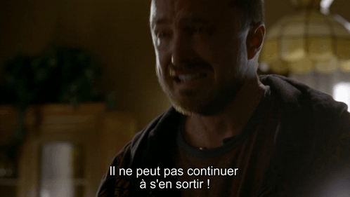 Man With Beard Says il ne peut pas continuer