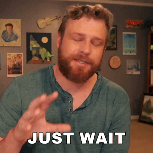 Man With Beard Says Just Wait