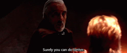 Man with Beard Says Surely You Can Do Better