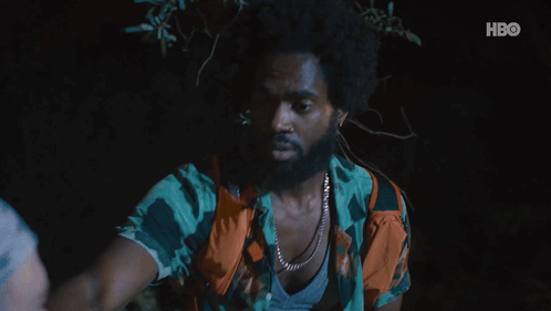 Man With Beard Says You Okay Buddy HBO Logo GIF