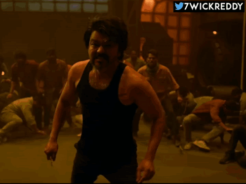 Man with Beard Screaming at 7wickreddy Sign