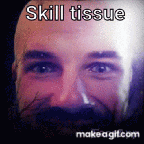 Man With Beard Skill Tissue