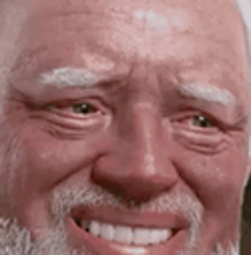 Man with Beard Smiling Close Up