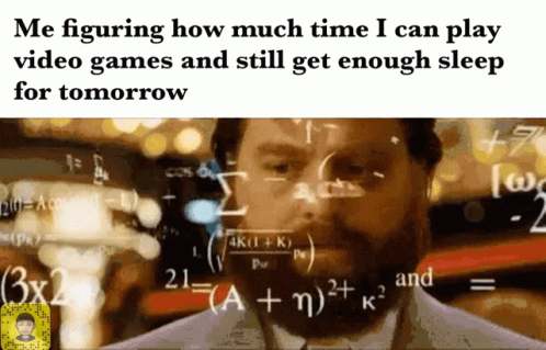 Man with Beard Surrounded by Equations