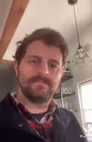 Man With Beard Taking Selfie GIF