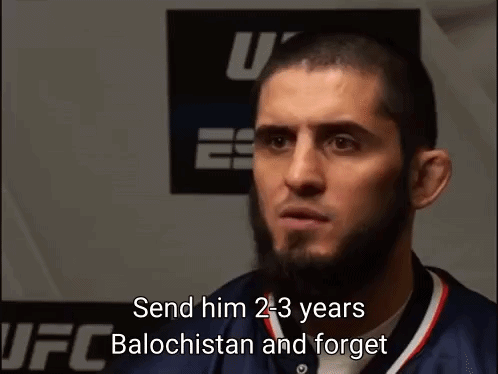 Man With Beard Talking About Balochistan And Forget GIF