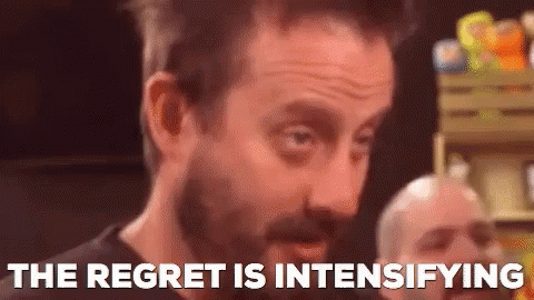 Man With Beard Talking About Regret Is Intensifying
