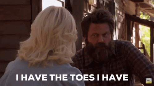Man with Beard Talking to Woman