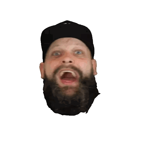 Man with Beard Wearing CK Hat