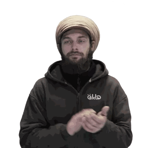 Man with Beard Wearing Eko Hoodie