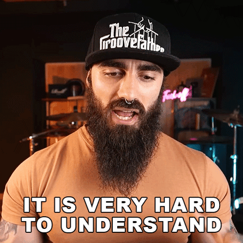 Man With Beard Wearing Hat Saying The Groovefather GIF
