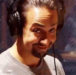 Man With Beard Wearing Headphones Making Funny Face GIF