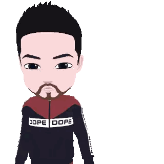 Man With Beard Wearing Jacket Saying Dope