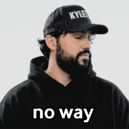 Man With Beard Wearing Kylen Hat GIF