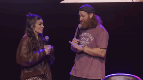 Man With Beard Wearing Montreal 1978 Shirt GIF