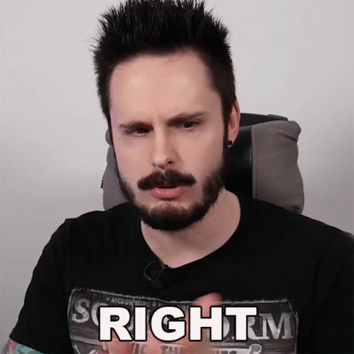 Man with Beard Wearing Right Shirt